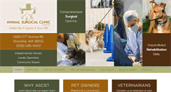 Desktop Screenshot of animalsurgical.com